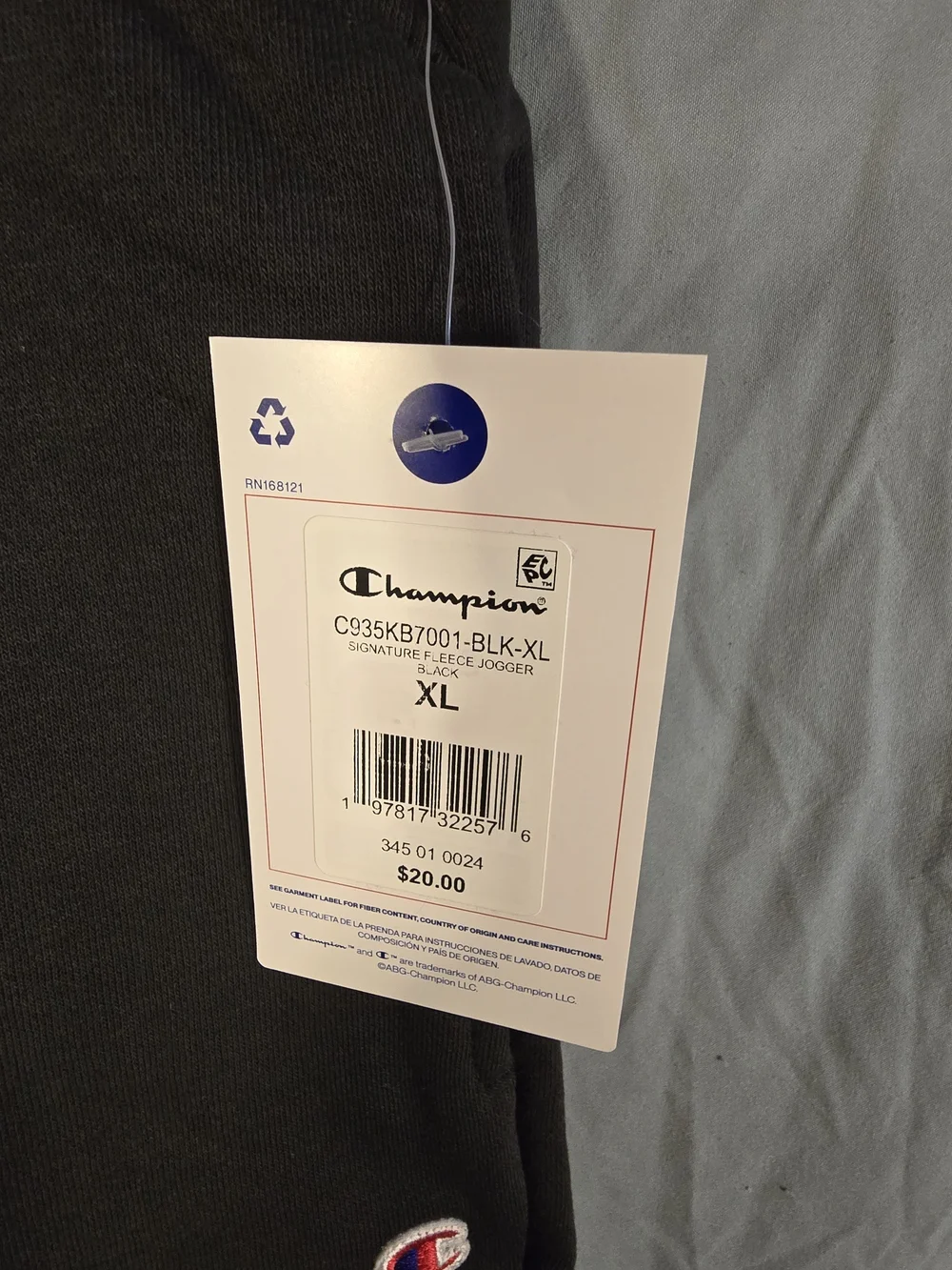 Champion Kids Black Sweatpants XL